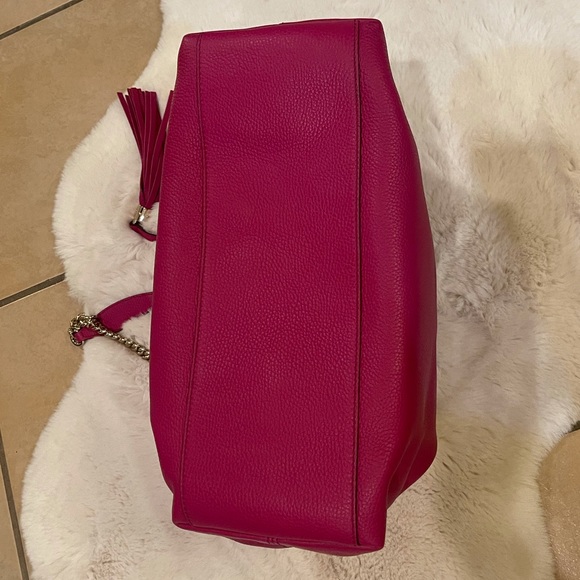 COPY - Gucci Soho Chain Strap Purse - Fuchsia - Picture 7 of 11